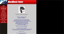 Desktop Screenshot of macmusicfonts.com